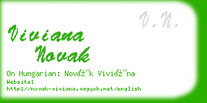 viviana novak business card